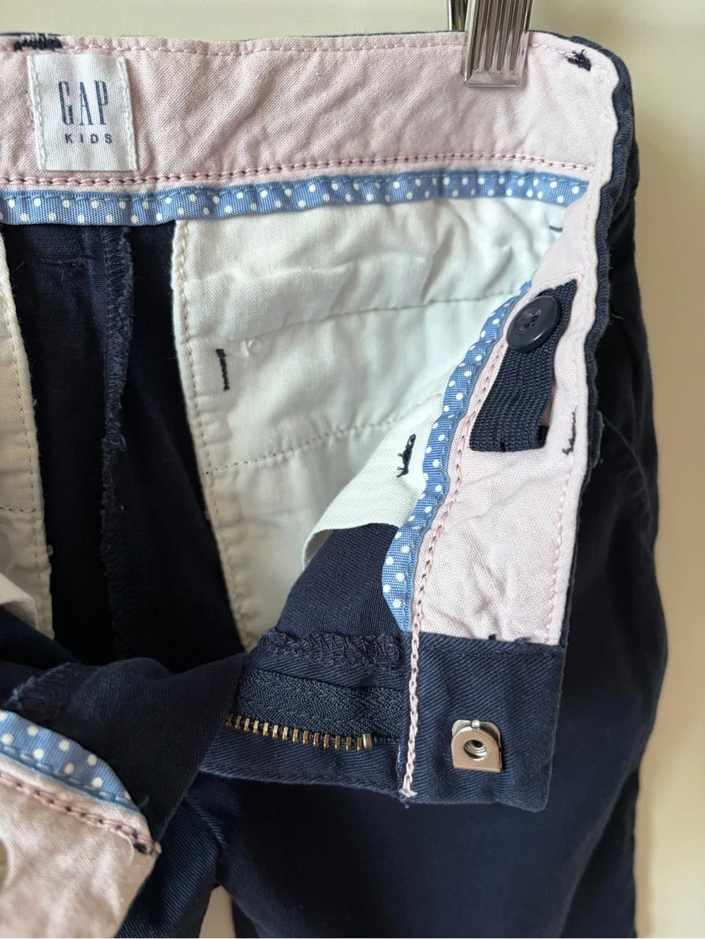 GAP Kids Navy Unisex Chino Shorts